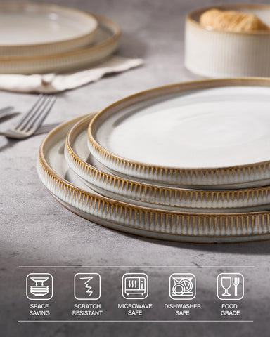 Famiware Star plate handcrafted with double reactive glaze; unique color variations