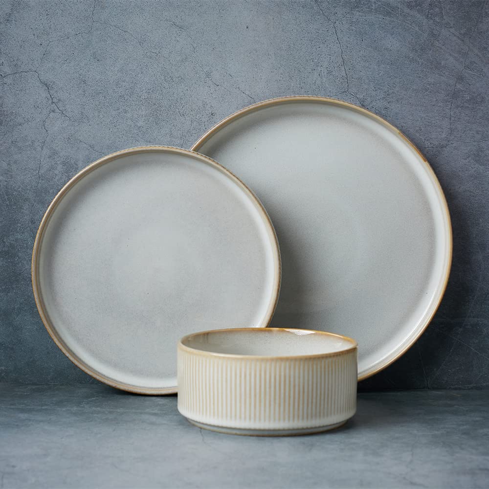 Famiware Star Dinnerware 10in dinner plate with smooth surface for daily meals