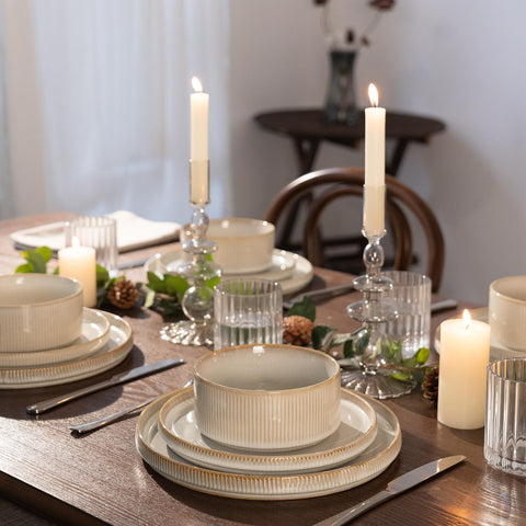 Famiware Star Dinnerware dishwasher and microwave safe for busy homes