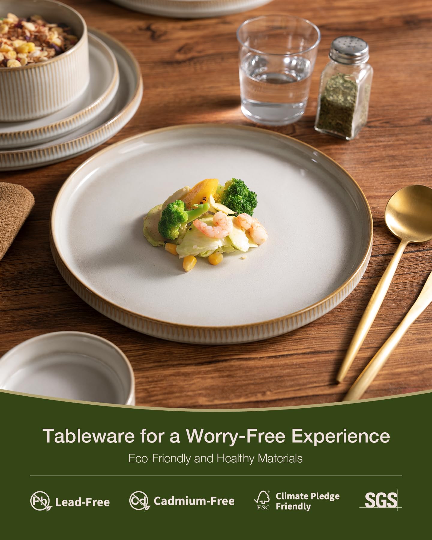 Famiware Star Dinnerware ribbed-edge detail highlighting modern design