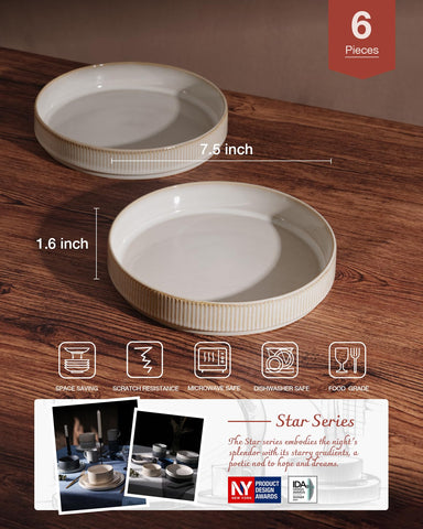 famiware Star bowls showcase double reactive glaze and unique color variations.