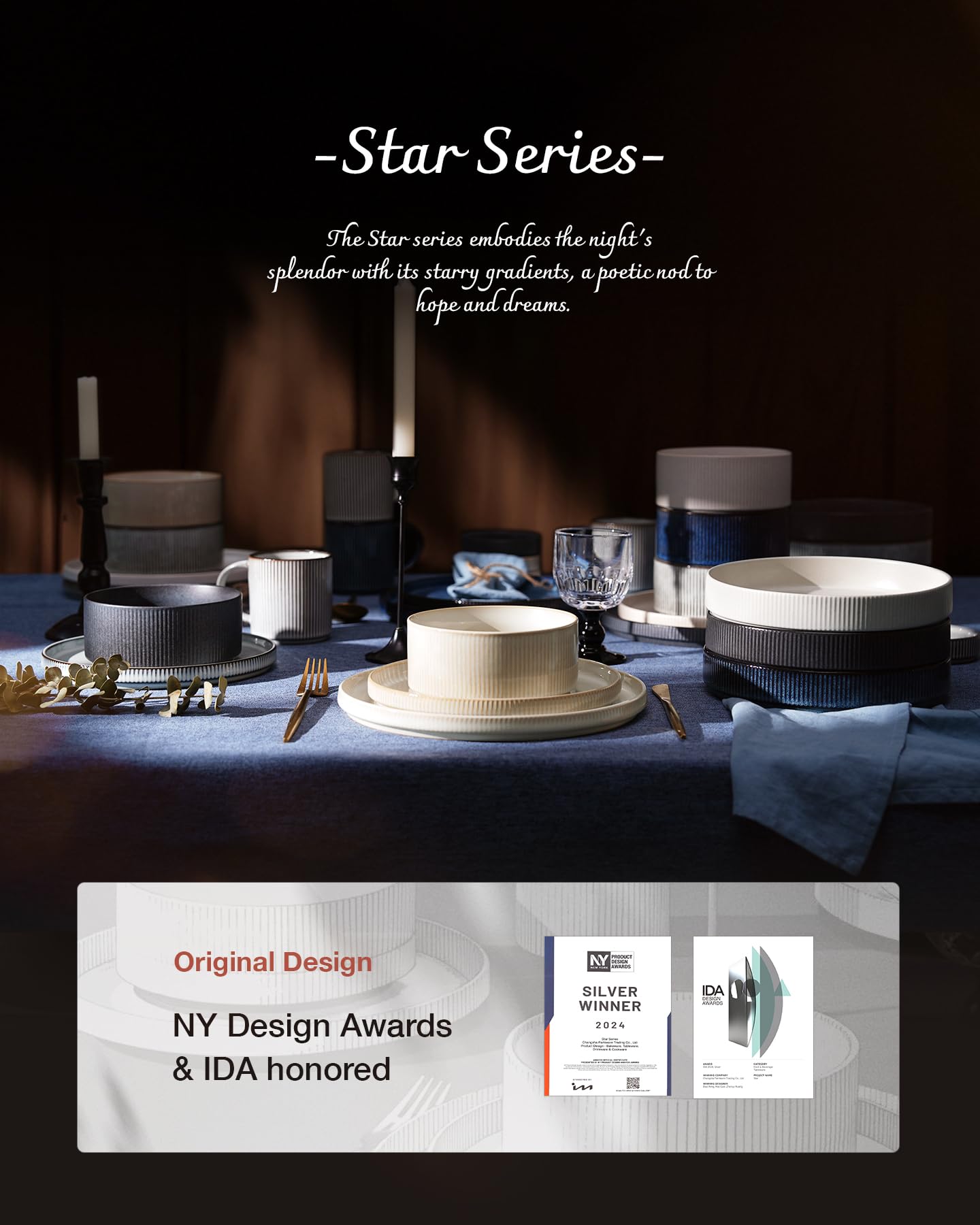 Famiware Star gift-ready bowls for housewarmings and celebrations