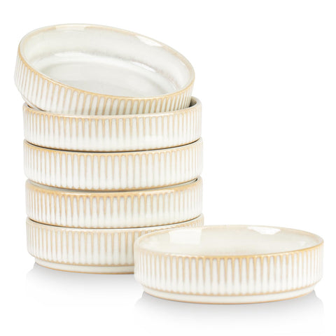famiware Star soy sauce dish front view showing compact 4 oz bowls for dips
