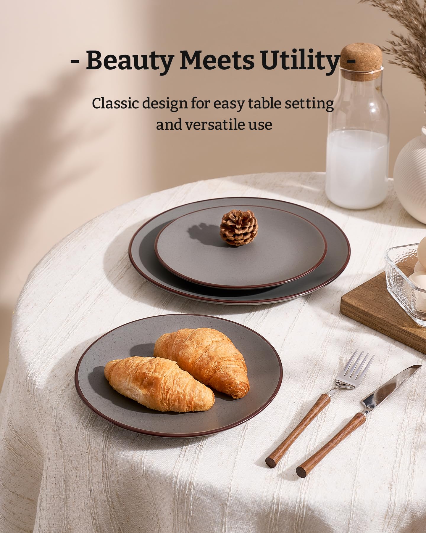 Famiware Venus 20 oz cereal bowl with warm matte glaze for everyday meals.