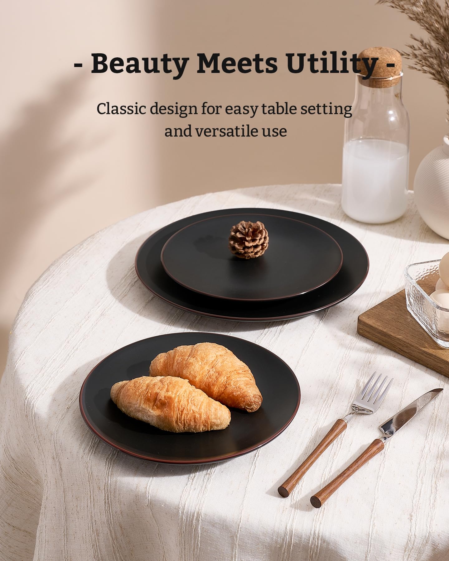 Famiware Venus cereal bowl in stoneware for everyday soups.