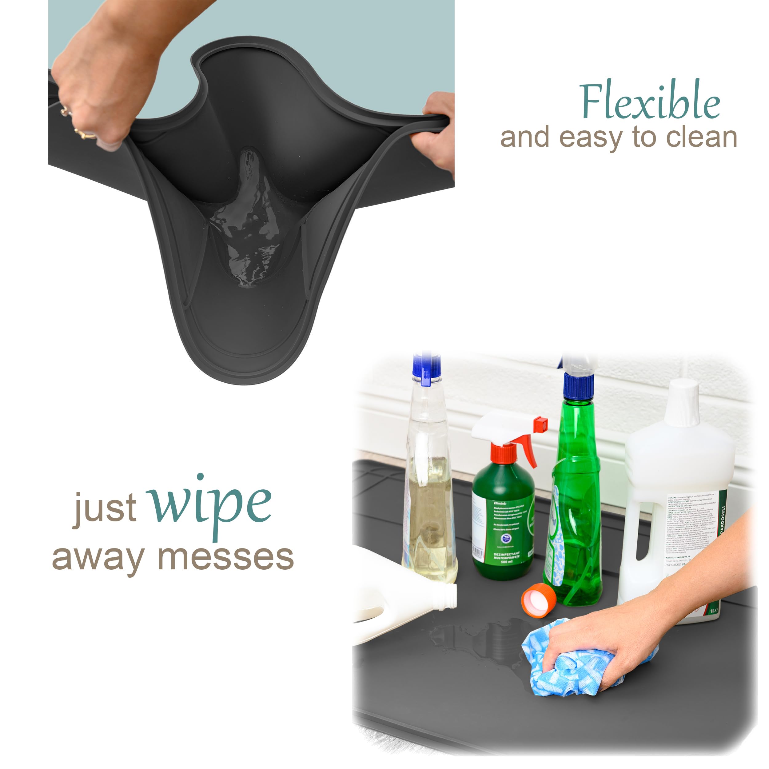 Famous Dino multi-use mat doubles as a pet feeding area