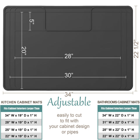 Famous Dino silicone waterproof mat flexible around pipes for tight fits