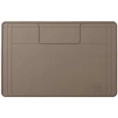 Famous Dino Under Sink Mat silicone waterproof protection for cabinets and floors.