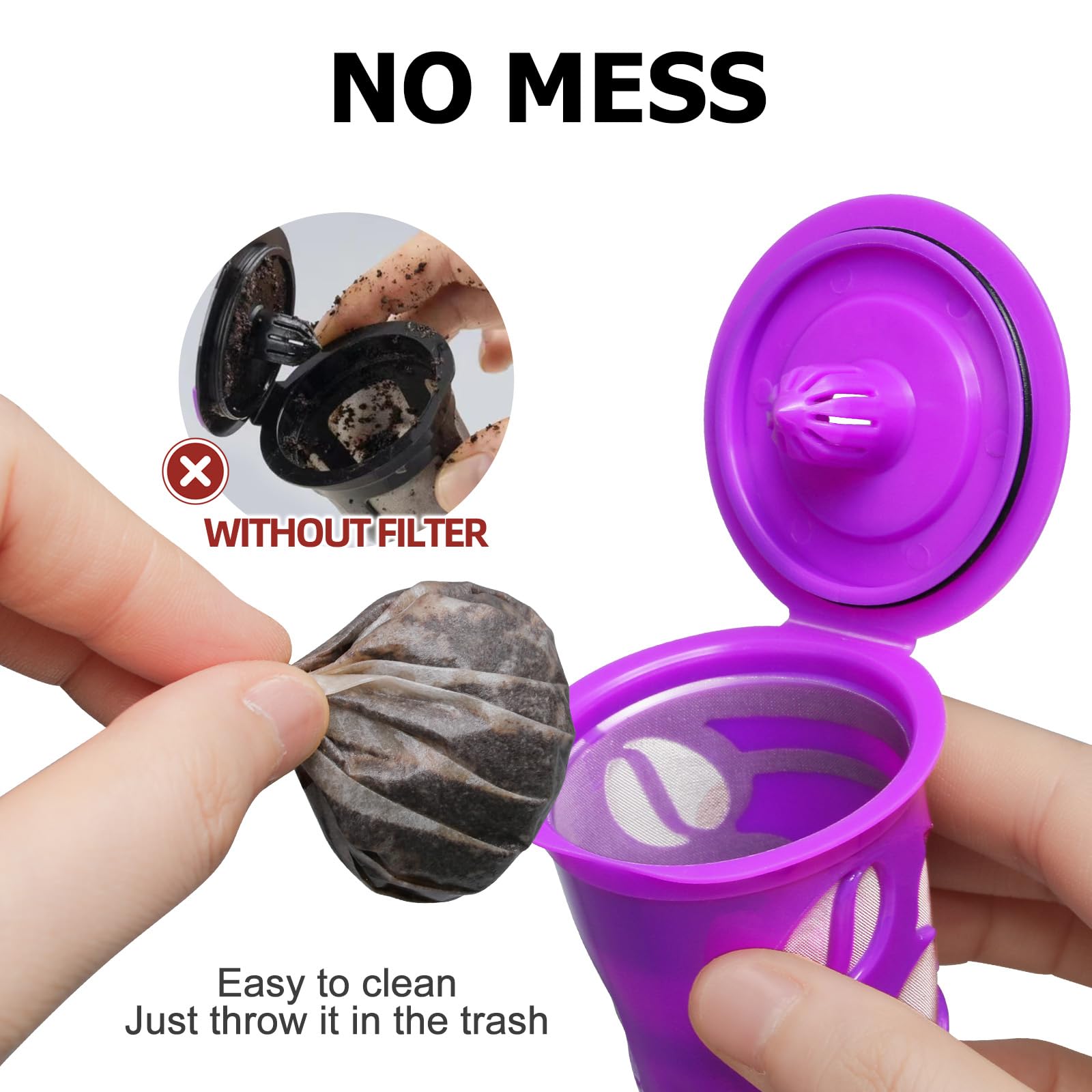 Fanativita biodegradable compostable filter for eco-friendly disposal.