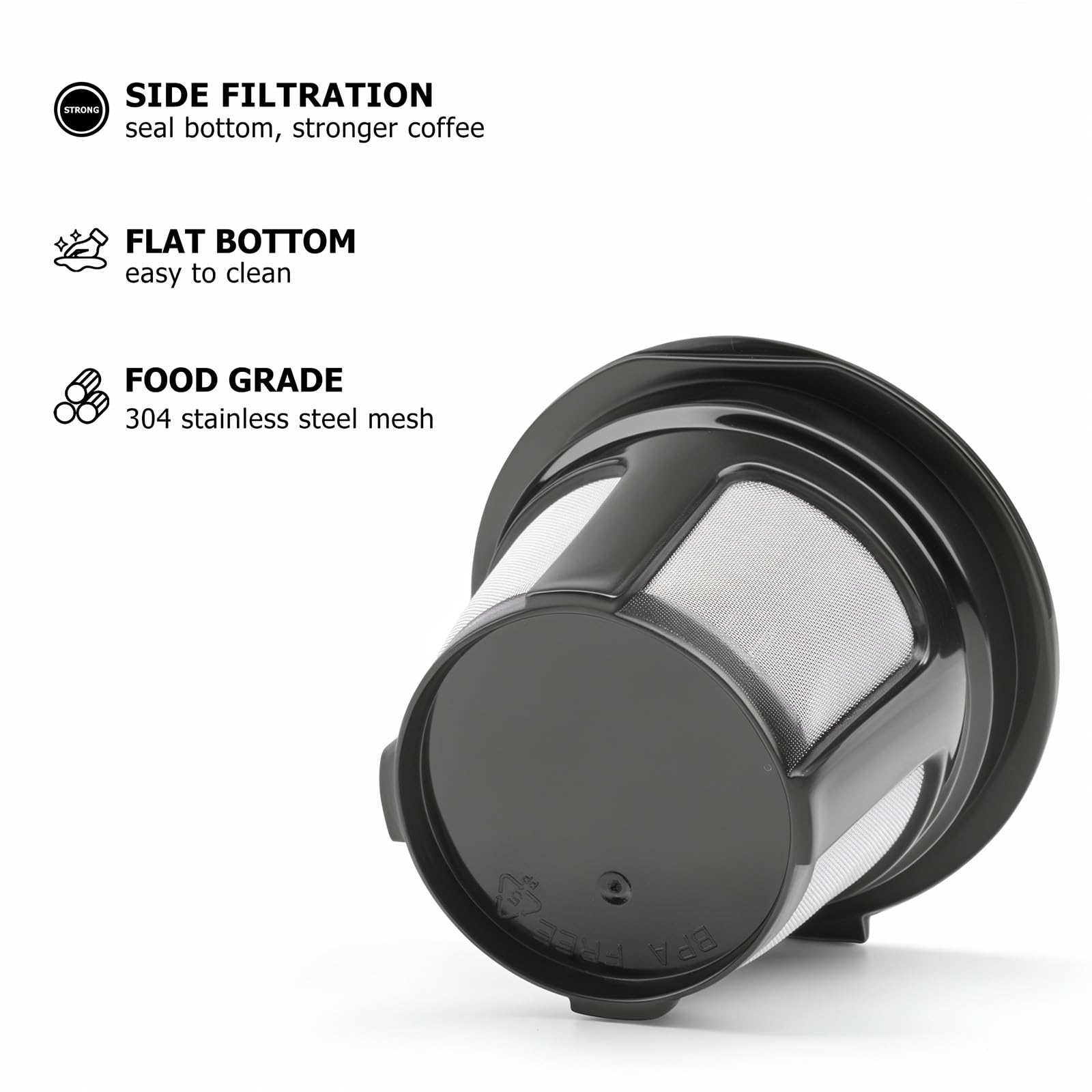 Fanativita dishwasher-safe pod makes refill and cleaning quick after busy mornings.