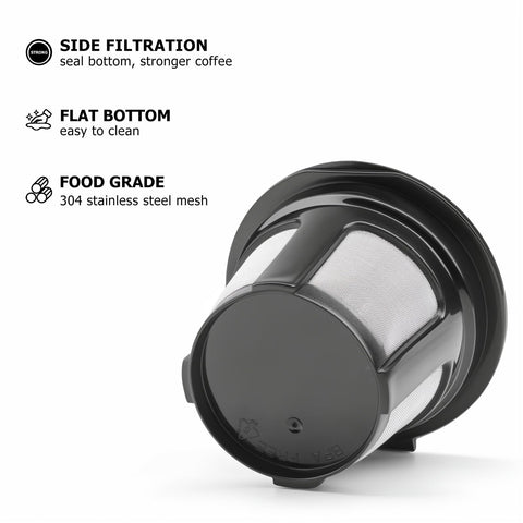 Fanativita dishwasher-safe pod makes refill and cleaning quick after busy mornings.