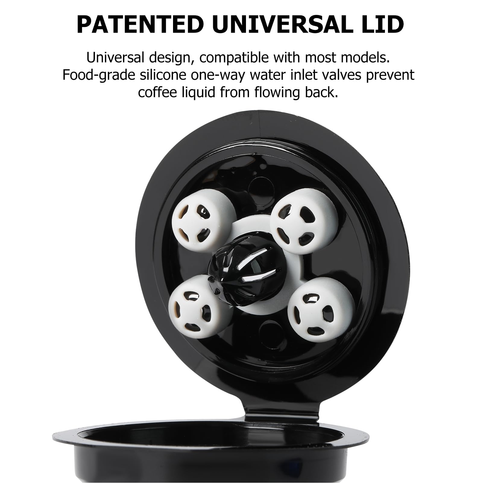 Fanativita durable BPA-free shell keeps coffee safe and easy to clean.