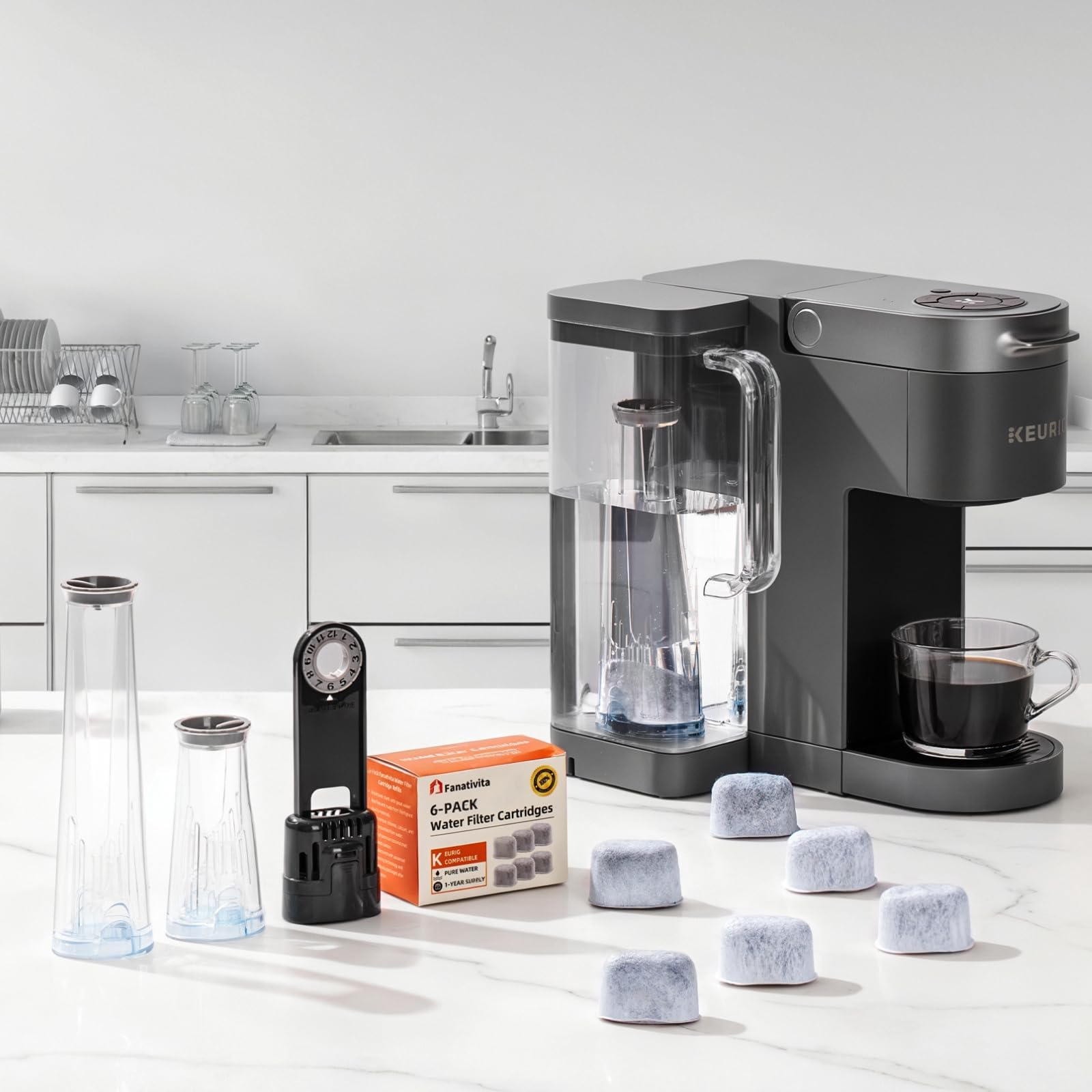 Fanativita easy-install filter change demonstrates simple replacement process