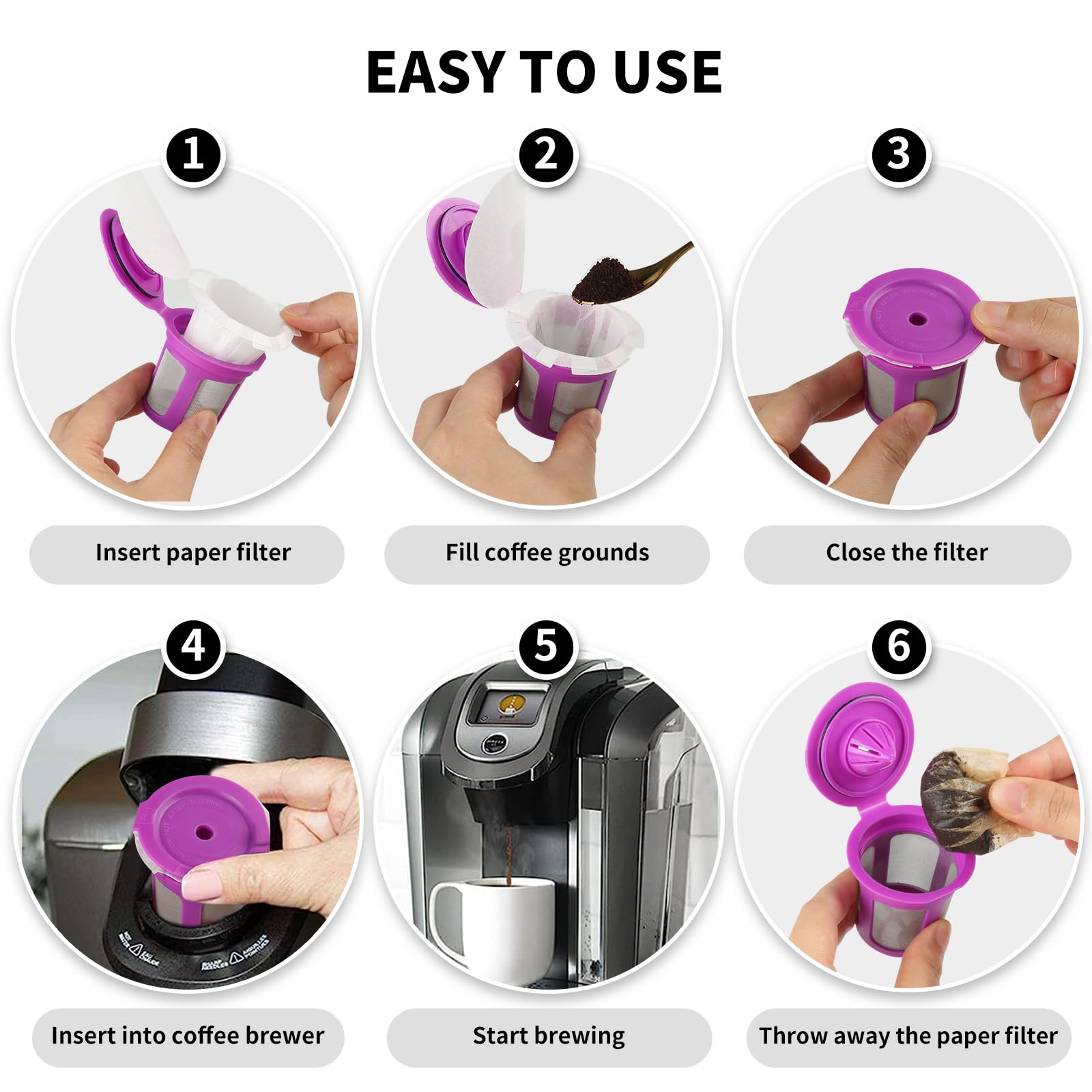 Fanativita filters let you use your own coffee to reduce costs.