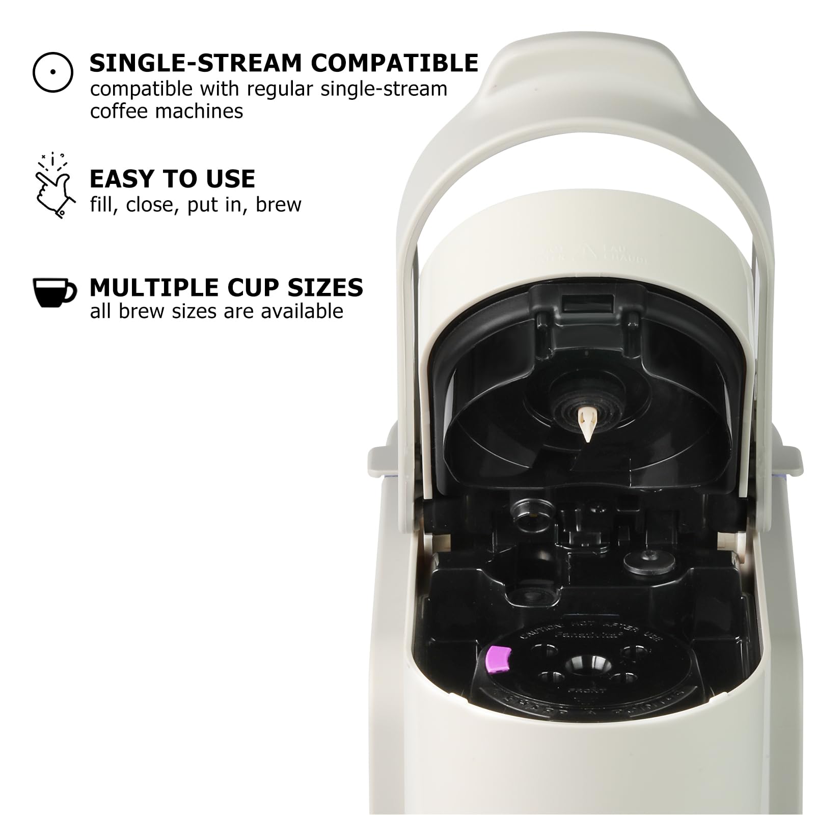 Fanativita eco-friendly choice reduces waste from disposable K Cups.