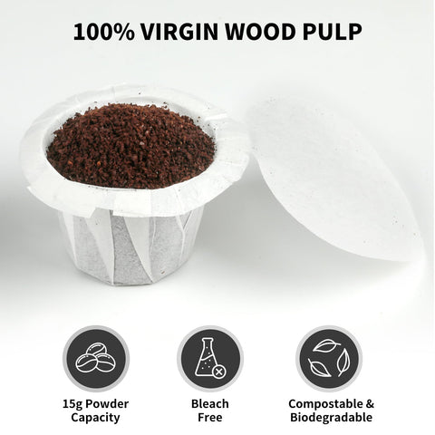 Fanativita K Cup filters promote cleaner brews with balanced aroma.