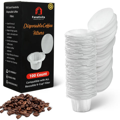 Fanativita Genius Lid K Cup filters for mess-free disposal.