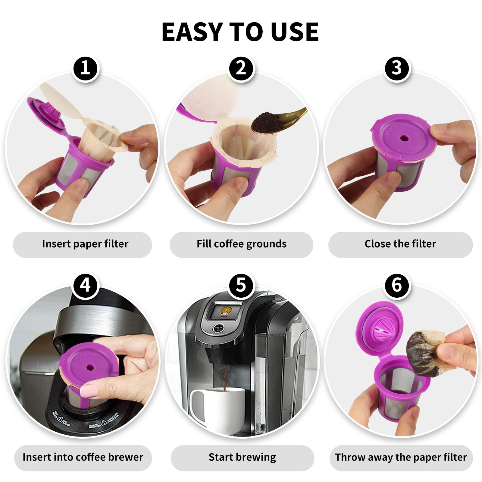 Use your own coffee with Fanativita filters to personalize every cup