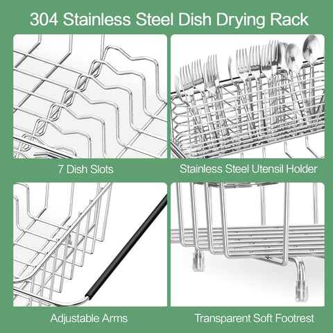 Fanbsy rustproof 304 stainless steel keeps cookware and utensils ready.