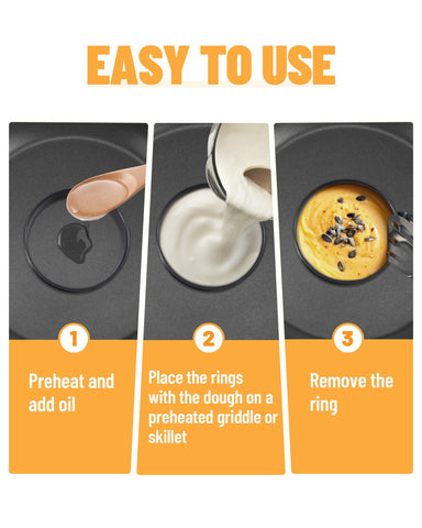 FANGSUN dishwasher safe ring for quick cleanup after baking