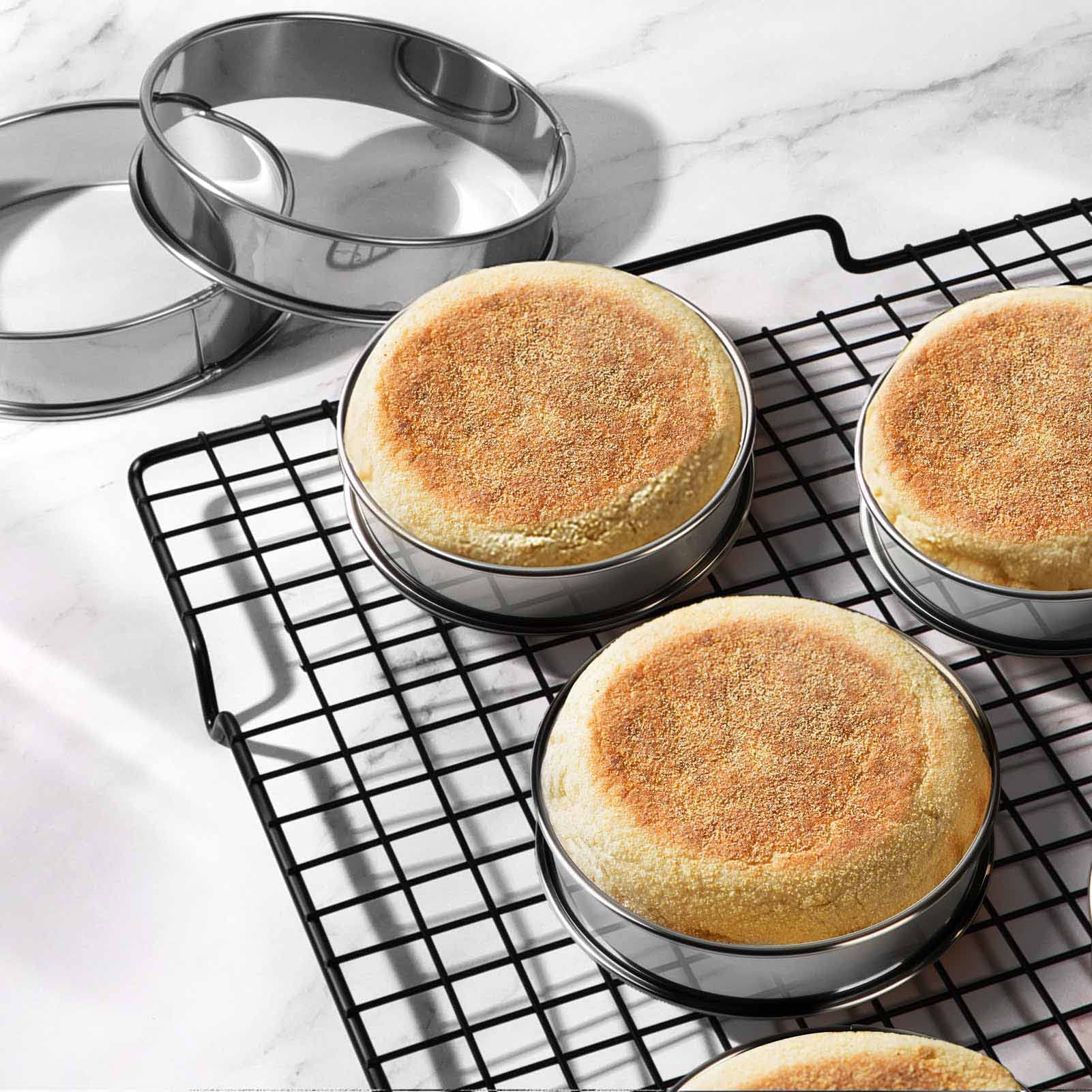 FANGSUN pastry ring stainless steel offers durable, rust-resistant baking companion