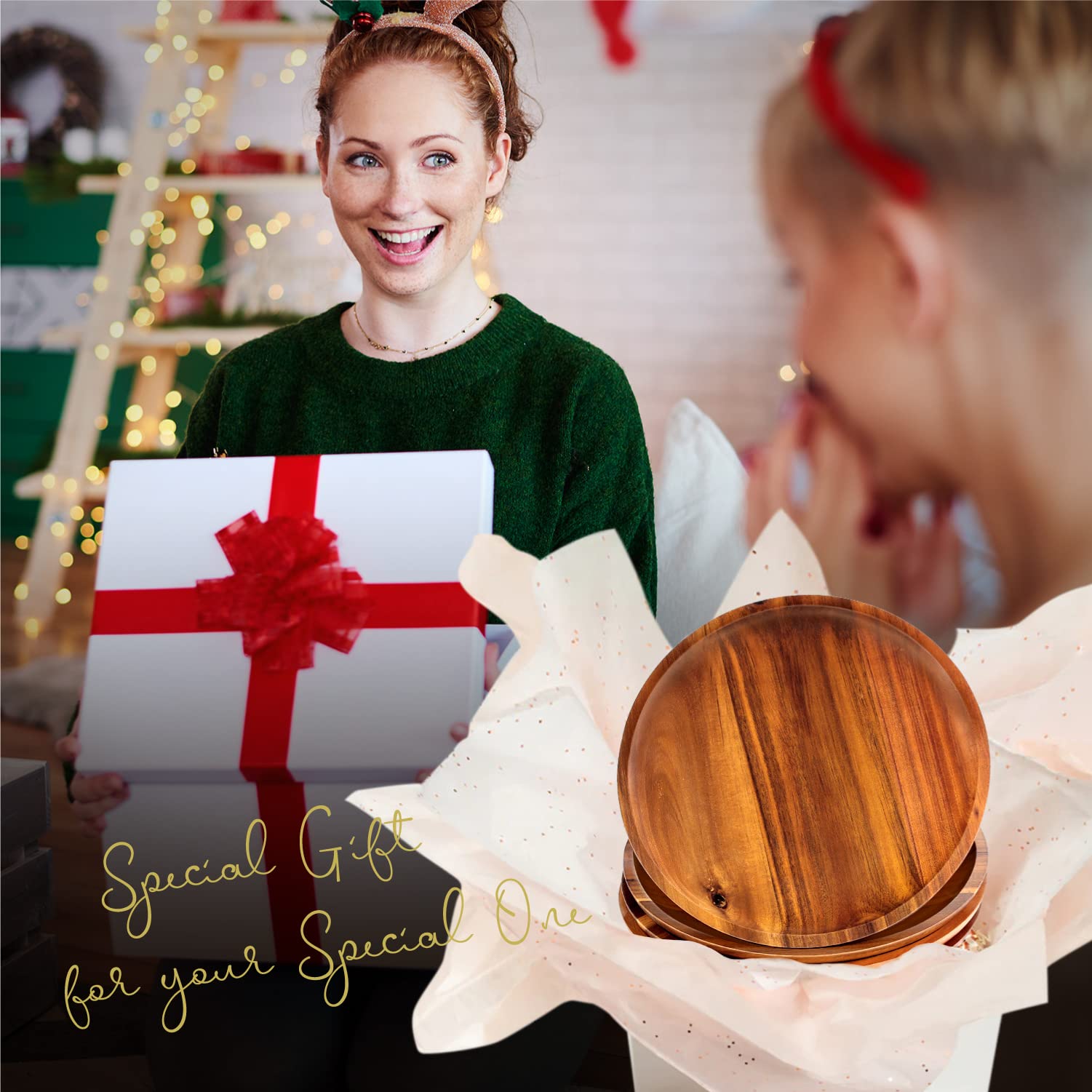 FANICHI wooden plates make a thoughtful housewarming gift