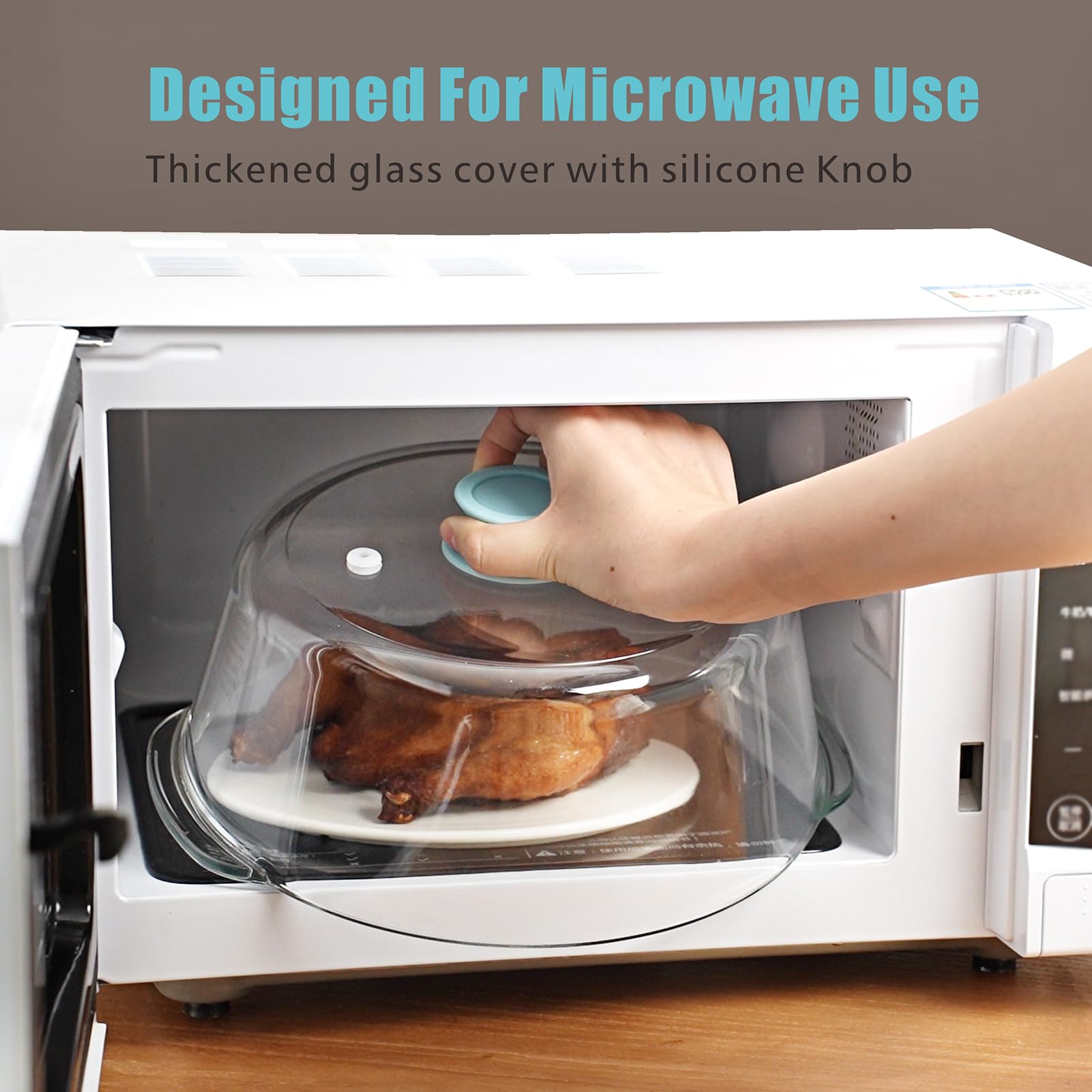 Fanqiew silicone knob detail facilitates easy lifting without burns