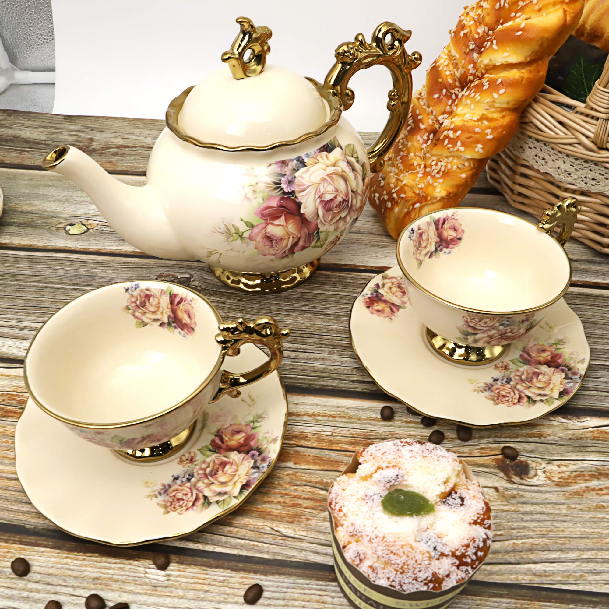 Fanquare large tea cups for comfortable daily servings