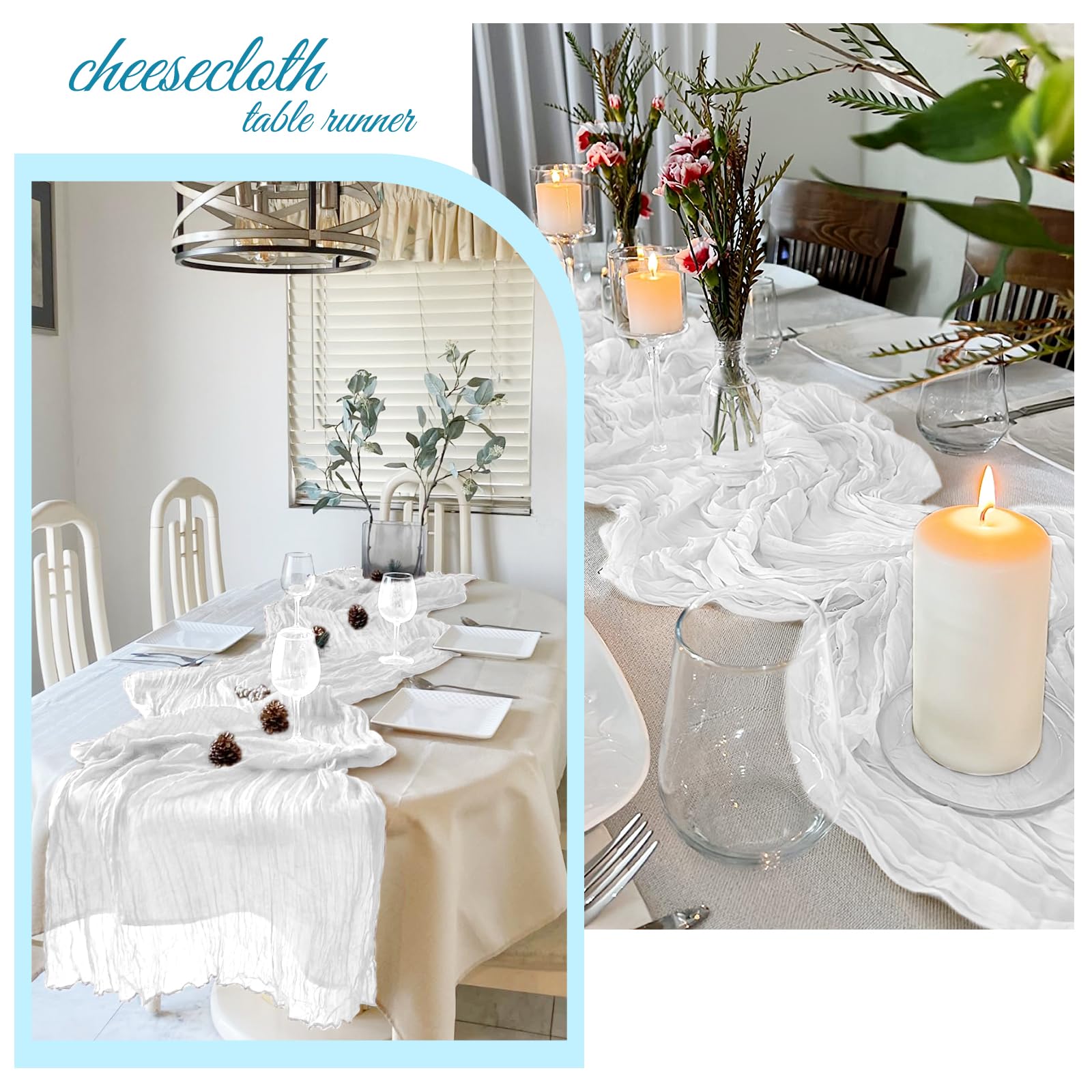 FANTEKE runner for baby showers adds gentle texture and charm