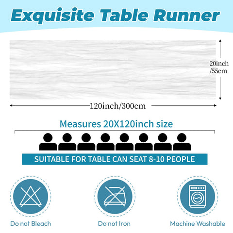 FANTEKE cheesecloth table runner bulk pack enables quick event styling