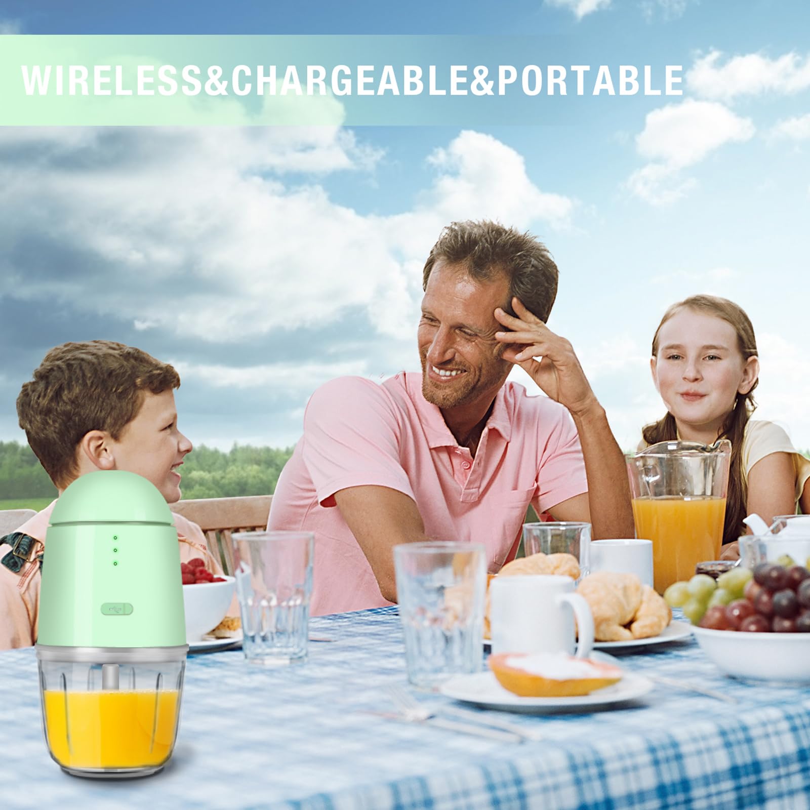 Fanxieast usb charger included for convenient cordless use