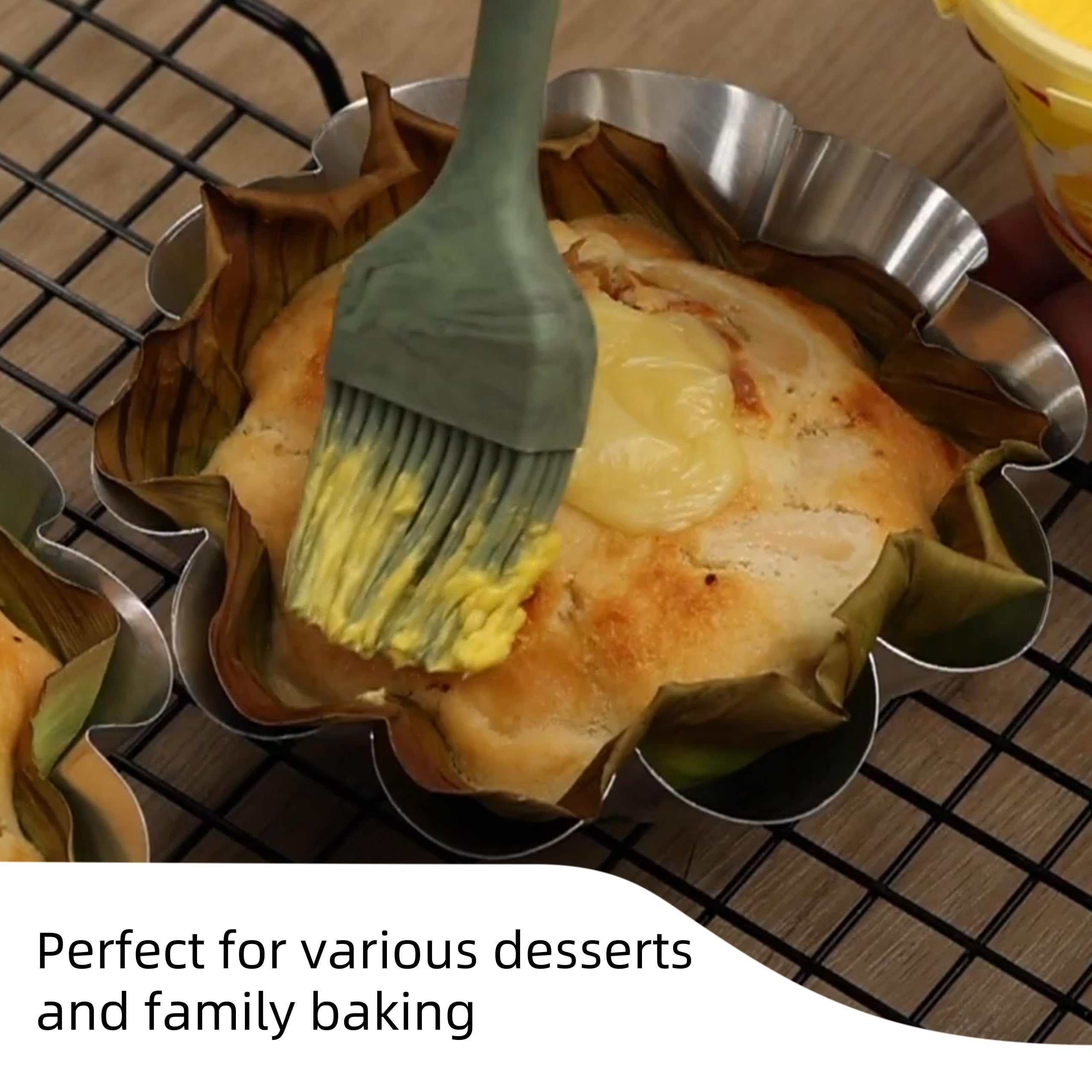 FAQQI bibingka molder with wave edge for evenly baked Bibingka