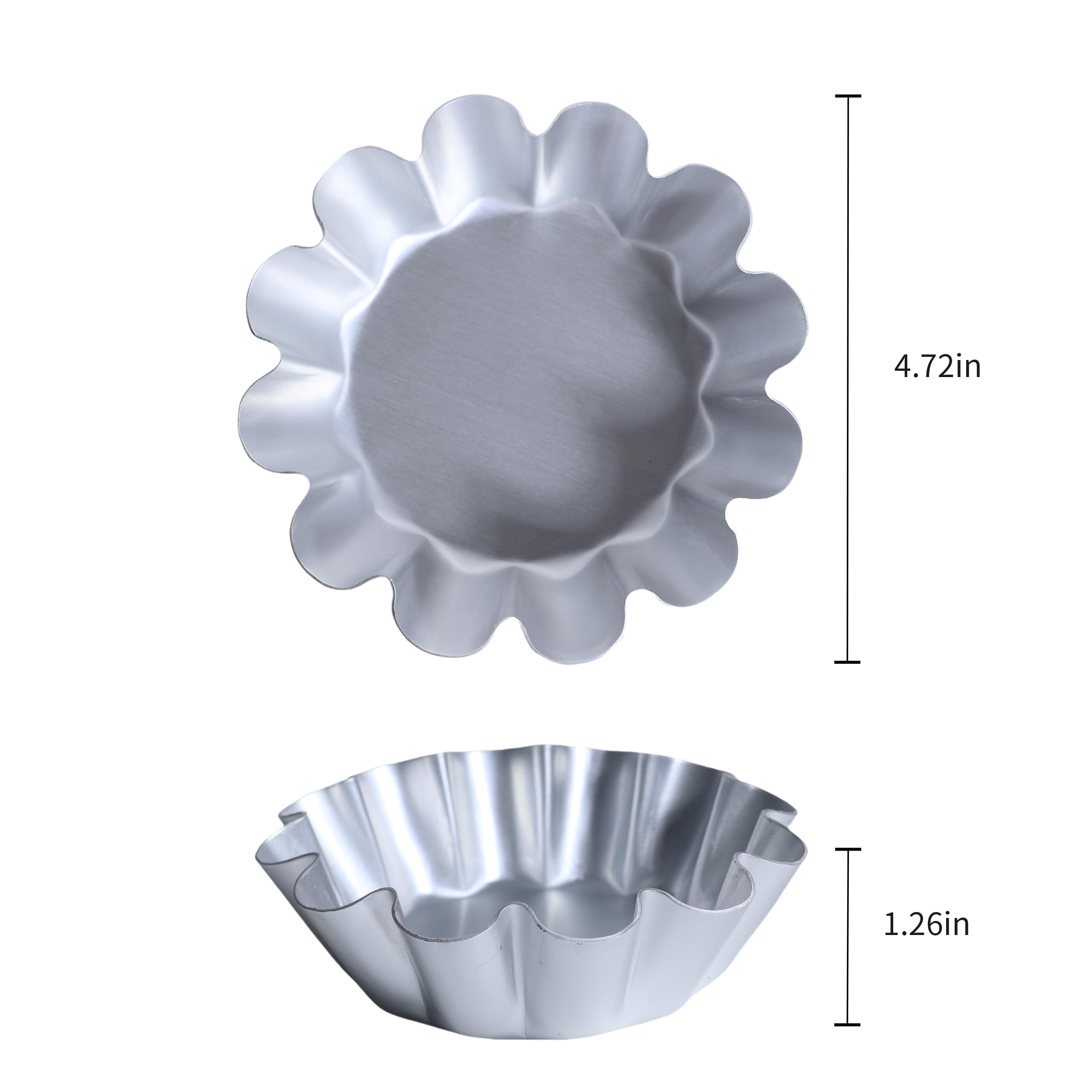 FAQQI torta molder with wave edge for elegant round cakes