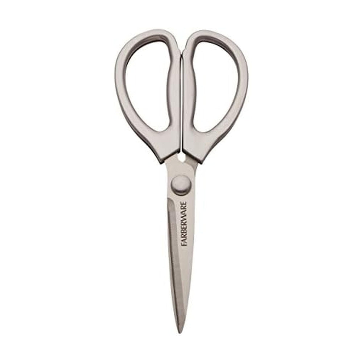 Farberware all purpose shears blade close up showing sharp stainless blades