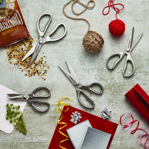Farberware all purpose shears in kitchen use for herbs and small cuts