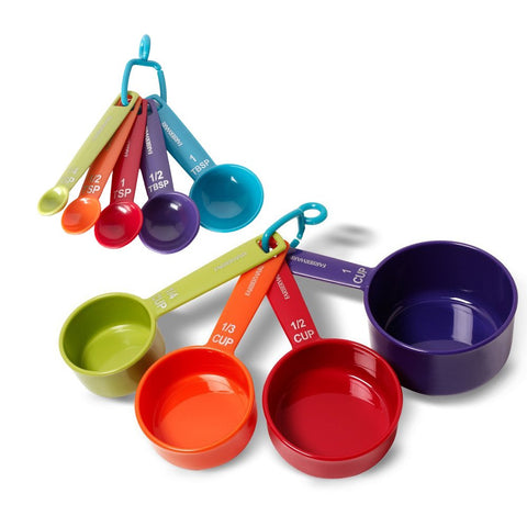 Farberware measuring cups nest with ring for organized cooking tasks