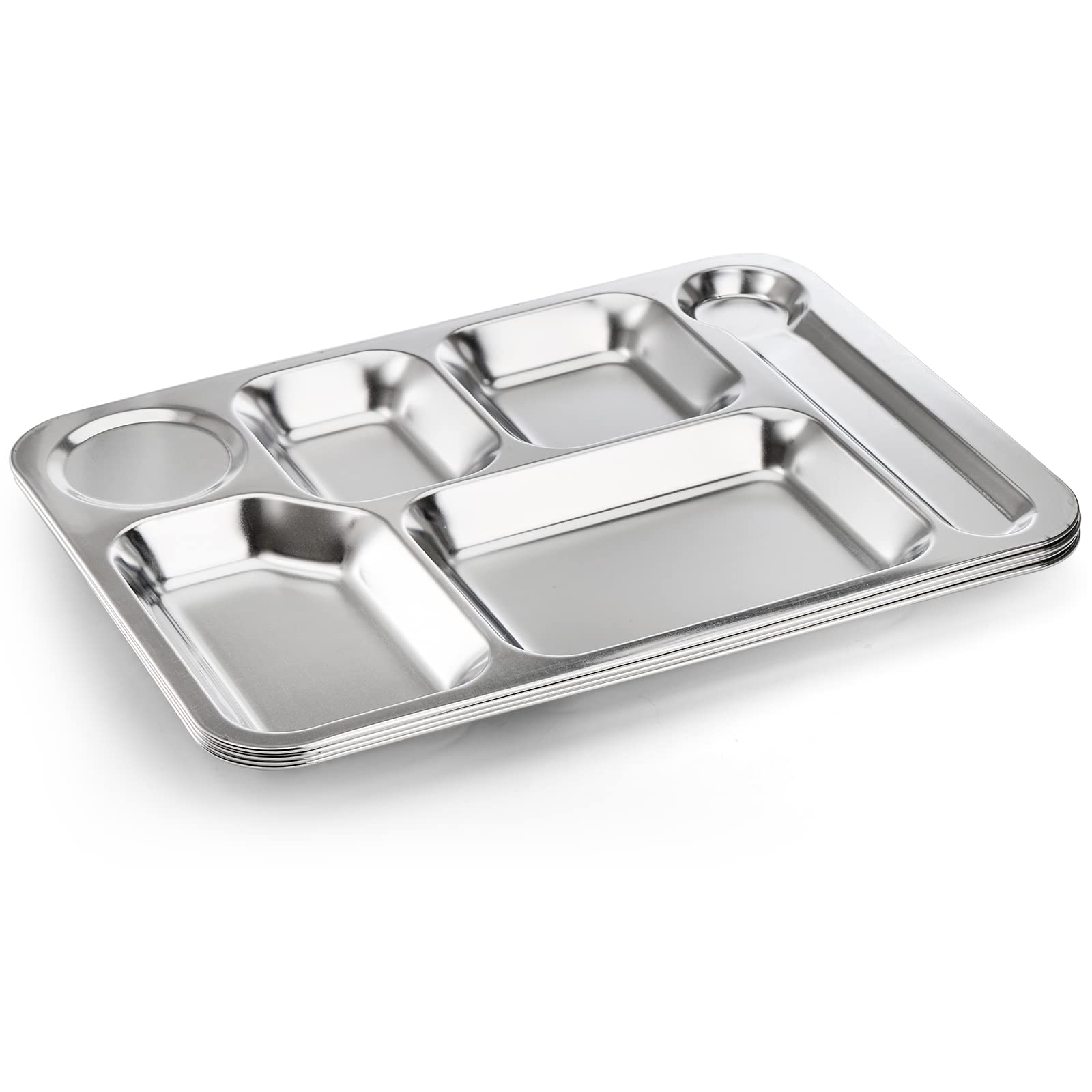 Fasmov dinner tray with utensil compartment for easy storage
