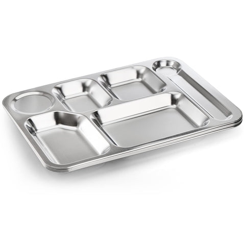 Fasmov dinner tray with utensil compartment for easy storage