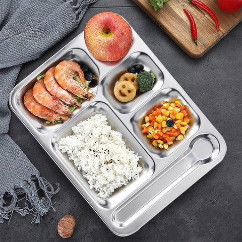 Fasmov portion-control dinner tray promoting balanced meal presentation