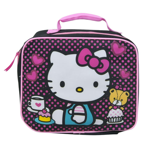 Fast Forward Hello Kitty lunch bag interior shows insulation for keeping meals fresh.