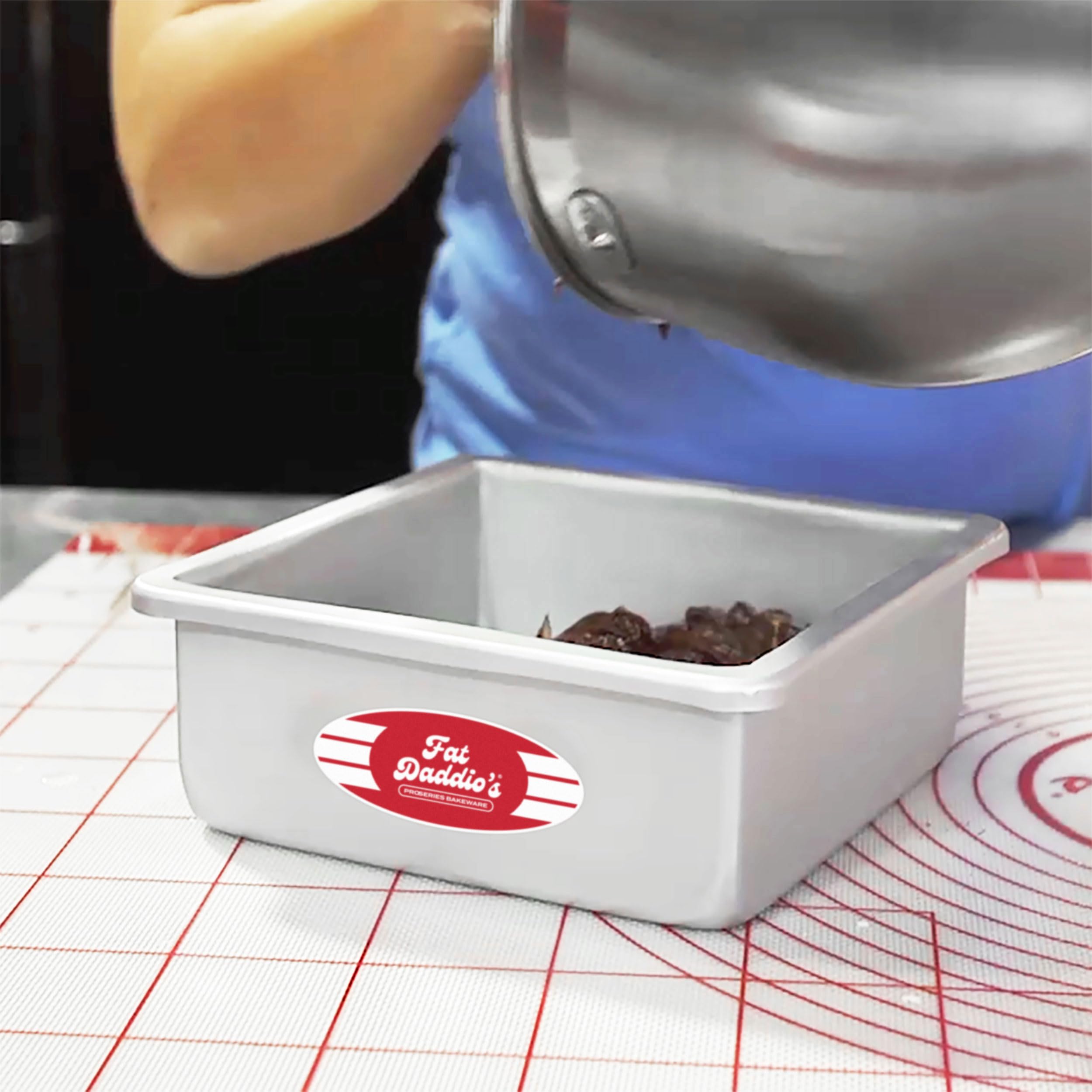 Fat Daddio's anodized pan heats evenly for consistent results.