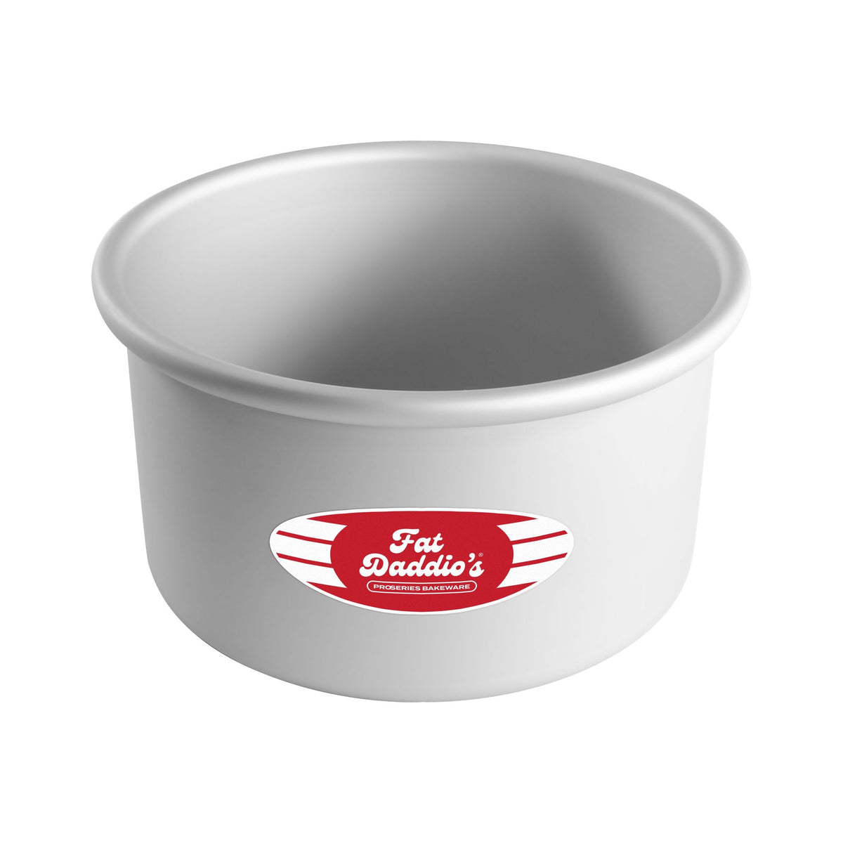 Fat Daddio's anodized round cake pan 7x4 interior bottom for even heat