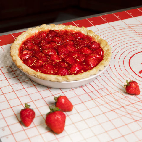 Fat Daddio's PIE-12 in oven ready for large sweet or savory pies