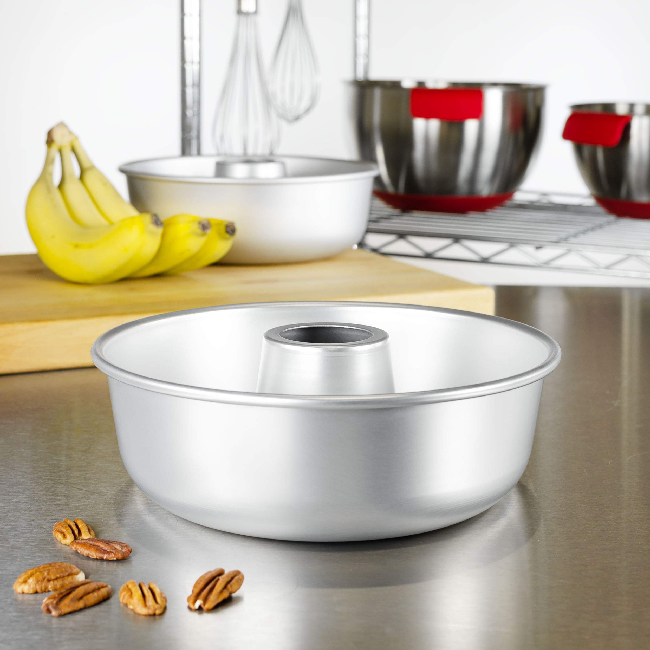 RMP-9 Citrus-safe anodized ring mold pan handles citrus ingredients without reaction.