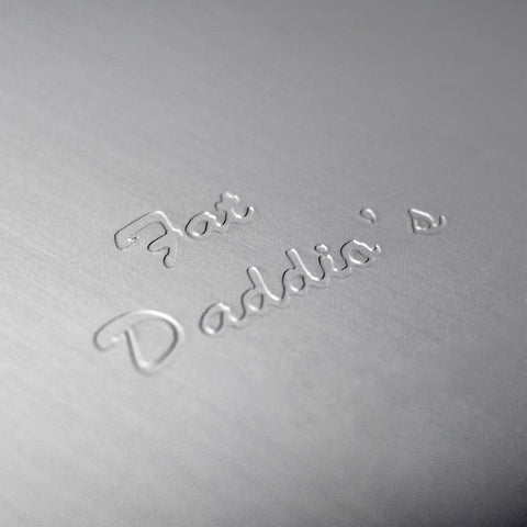 Fat Daddio's 2-piece set with solid bottom emphasizing reliable heat distribution and cleanup.