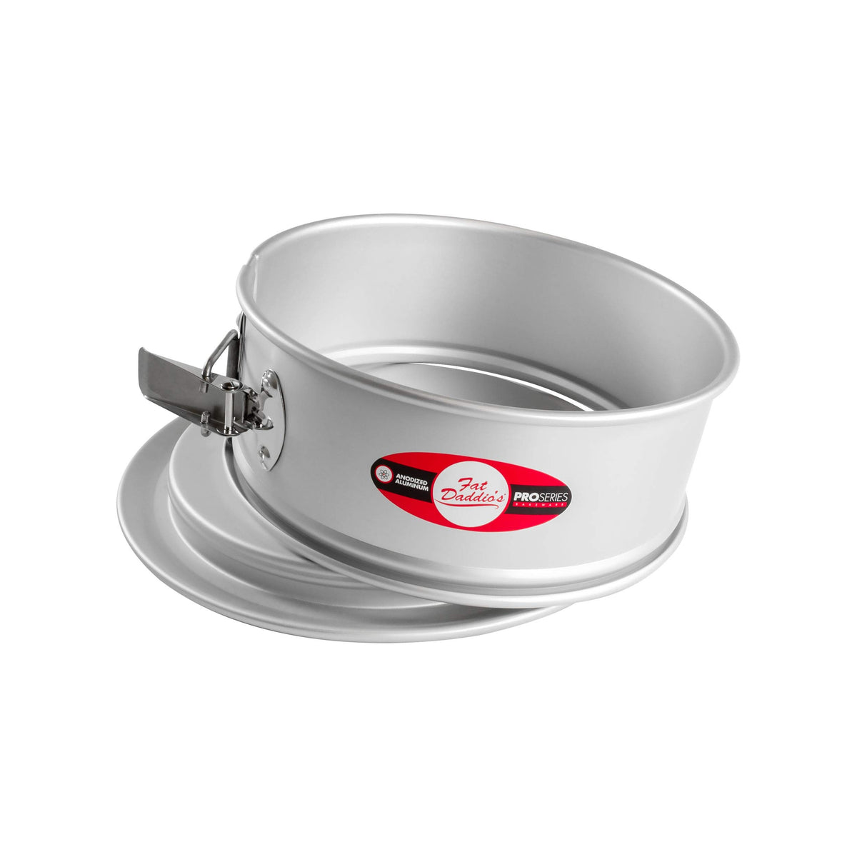 Fat Daddio's round springform pan 10-inch, even heat for flawless delicate cakes.