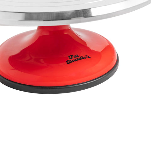 Fat Daddio's TT-1255 color-detail emphasizes red-silver accent.