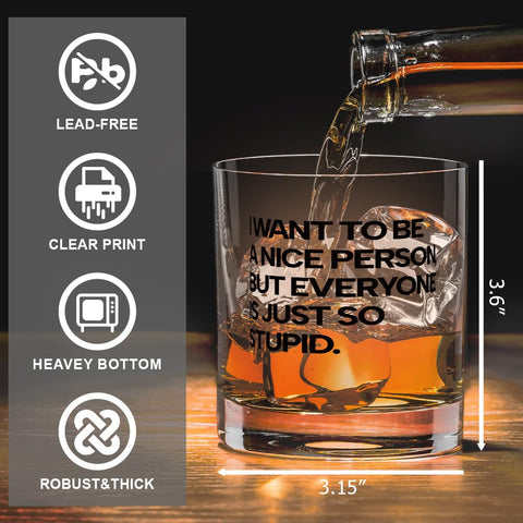 Fatbaby boss gift glass with sarcastic line, a playful nod for birthdays or appreciation.
