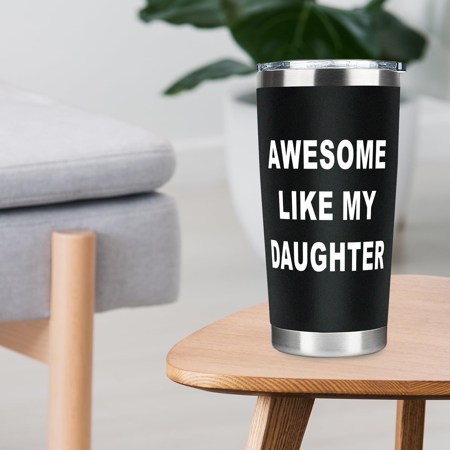 Fatbaby Dad Tumbler gift-ready packaging highlights thoughtful father gift from daughter.