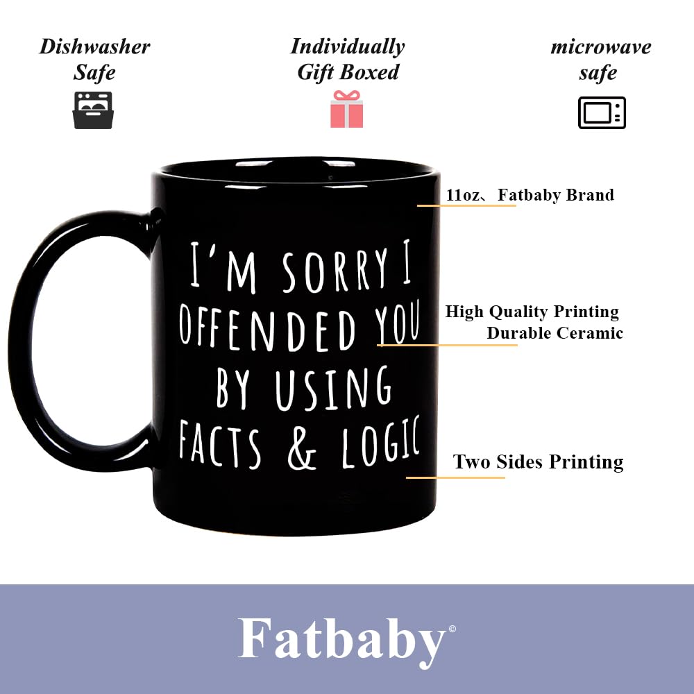 Fatbaby microwave safe ceramic mug highlights convenience for quick drinks.